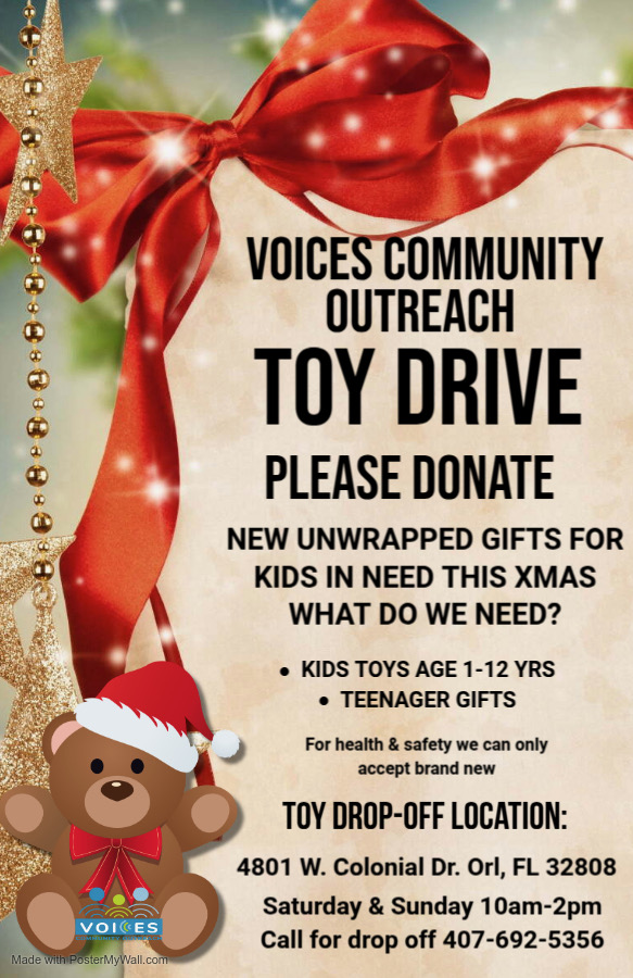 Toy Drive Donation Flyer