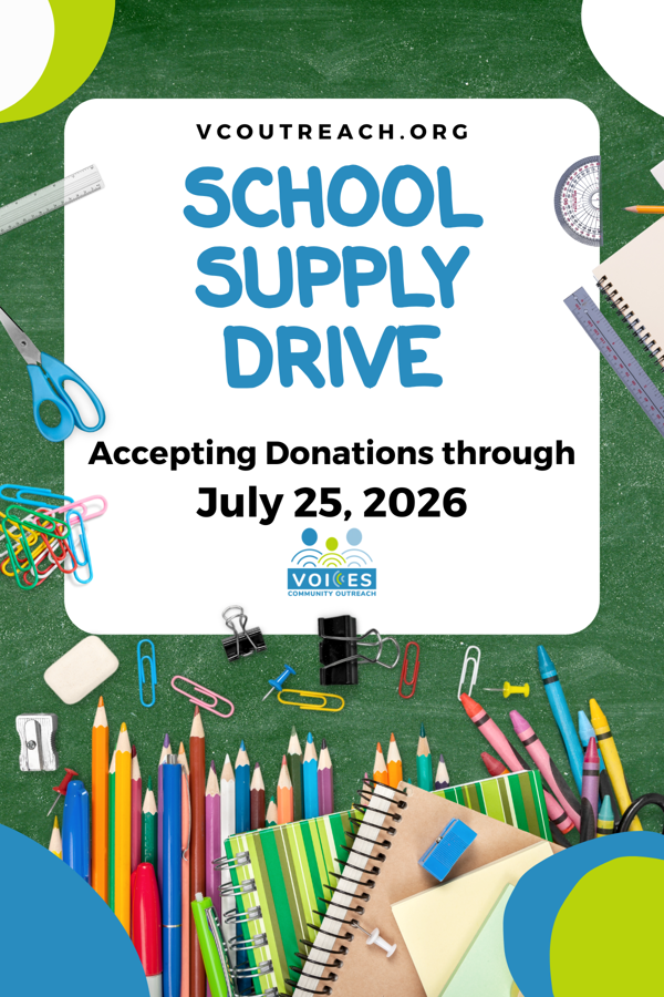 Voices Community Outreach School Supply Drive 2026
