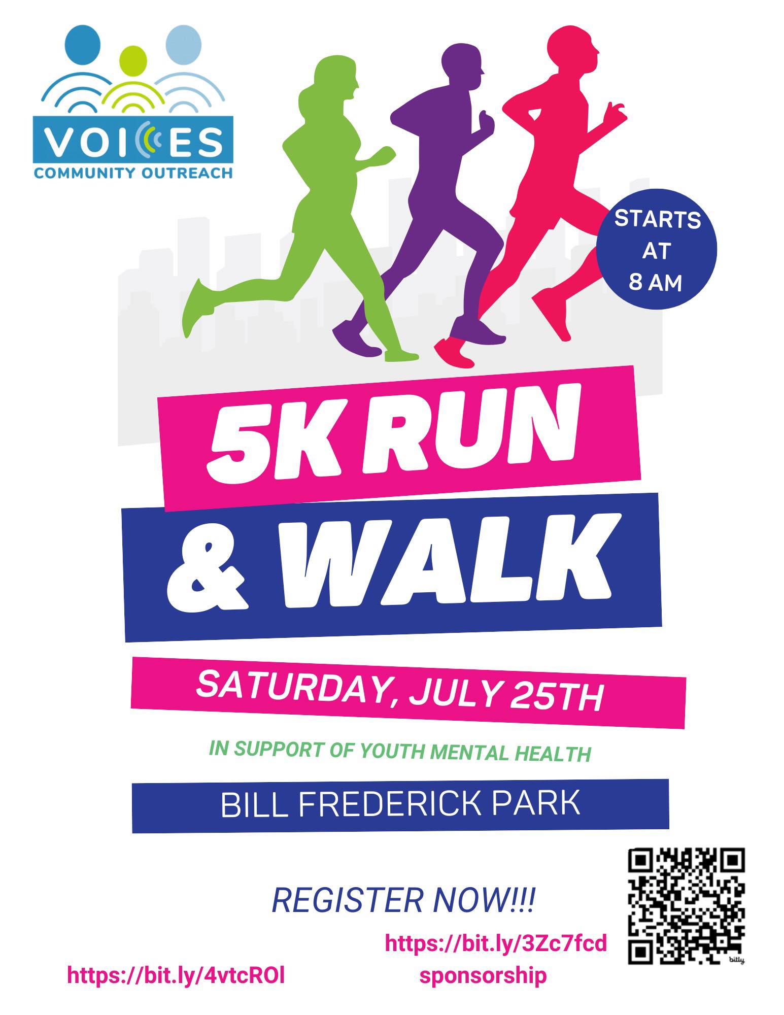 Voices Community Outreach 5k Fun Run Orlando fundraiser